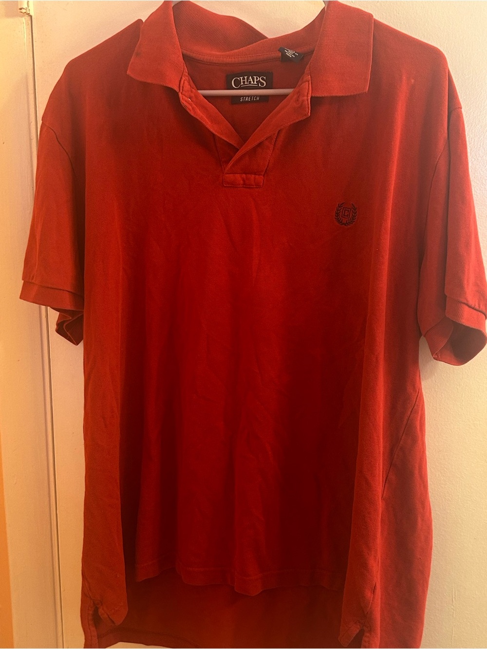 Chaps Men's Red Polo Shirt